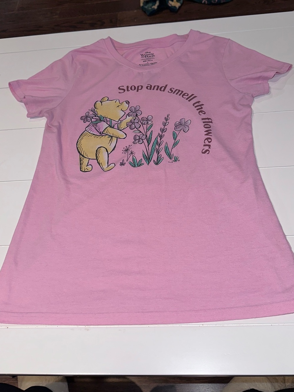 Disney Winnie the Pooh Floral Graphic Tee